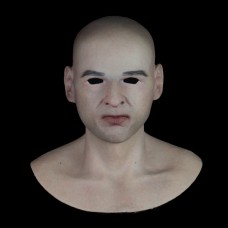 (SF-N7) Crossdress cosplay realistic human face silicone male full head mask fetish wear